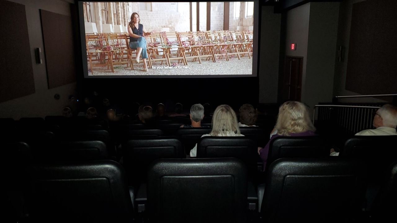 Audience at the DocuVision live screening